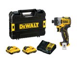DeWALT DCF601D2 Aku skrutkovač 1/4", XR 12 V, 2 Ah