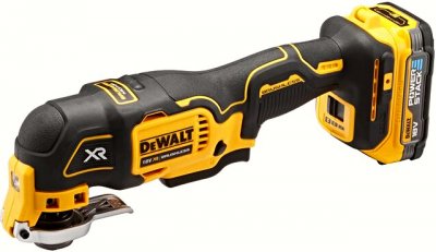 DeWALT DCS356E1T Aku oscilačná multibrúska XR 18 V Powerstack, 1,7 Ah