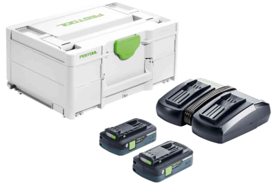 FESTOOL 577109 Energetická súprava SYS 18V 2x4,0/TCL 6 DUO