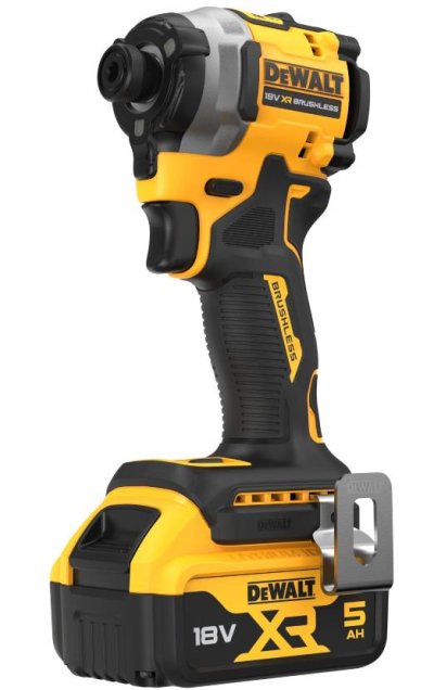 DeWALT DCF850P2T Aku rázový uťahovač 1/4" XR 18 V, 5 Ah