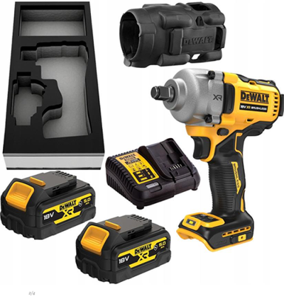 DeWALT DCF891P2G Aku rázový uťahovač 1/2" XR 18 V, 5 Ah