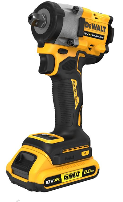 DeWALT DCF922D2T Aku rázový uťahovač 1/2" XR 18 V, 2 Ah