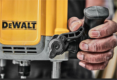DeWALT DWE625 Vrchná frézka s reguláciou otáčok, 2300 W