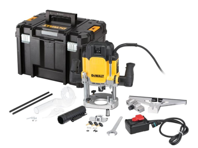 DeWALT DWE627KT Vrchná frézka s plynulou reguláciou otáčok, 2300 W