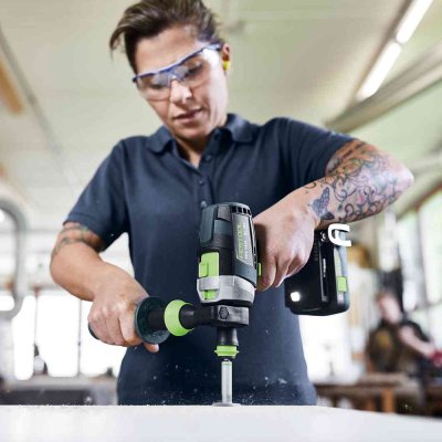 FESTOOL Festool Akumulátorový skrutkovač s príklepom TPC 18/4 5,0/4,0 I-Plus QUADRIVE 577651