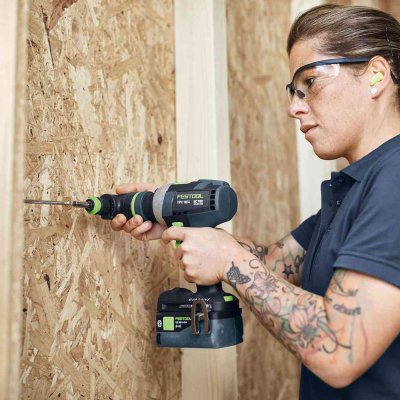 FESTOOL Festool Akumulátorový skrutkovač s príklepom TPC 18/4 5,0/4,0 I-Plus QUADRIVE 577651