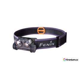 FENIX Nabíjateľná čelovka Fenix HM65R-DT - tmavo fialová
