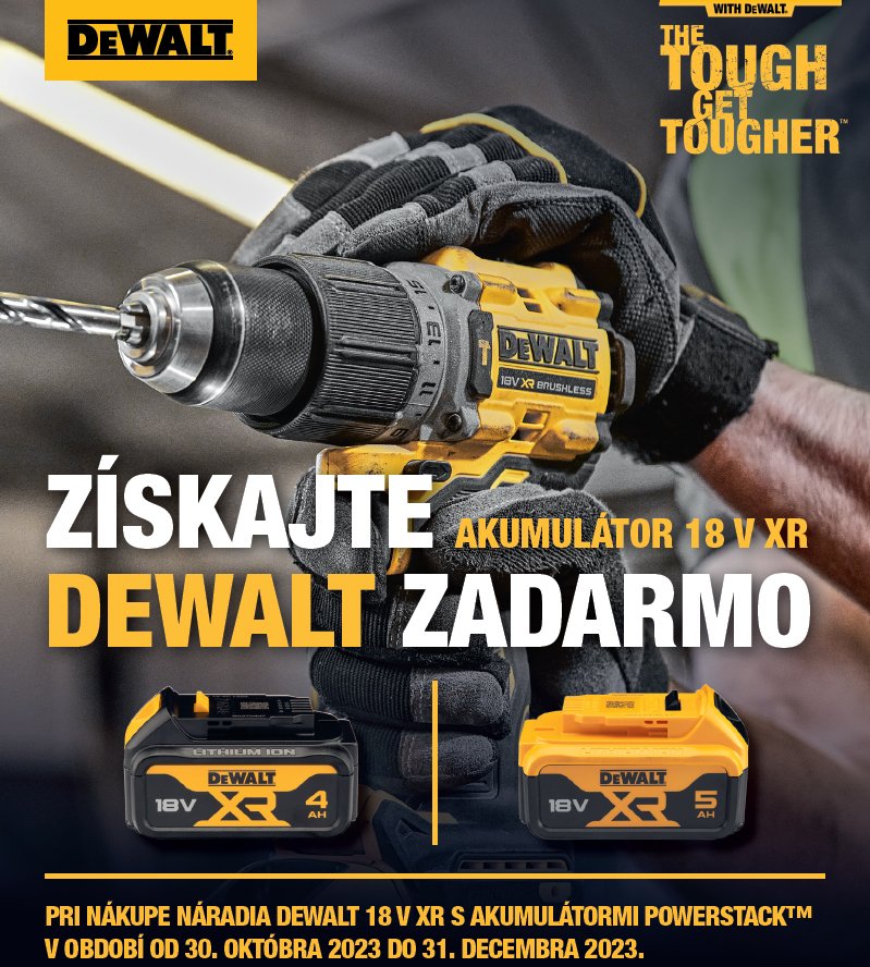 DeWALT PowerStack akcia