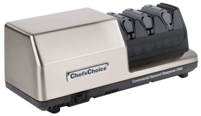 CHEF´S CHOICE Brúska na nože metalíza, 3-stupňové brúsenie - PROFI - elektrická M2100